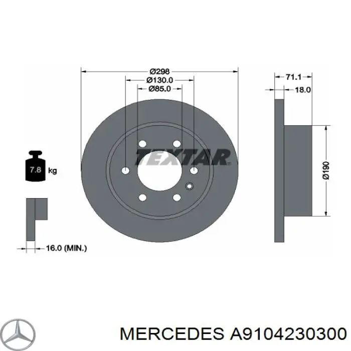 Задний тормозной диск ABS 18773 цена, от 48.14 USD