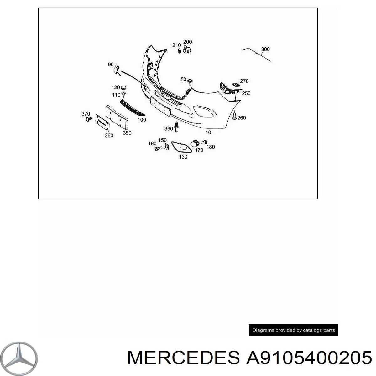  A9105400205 Mercedes