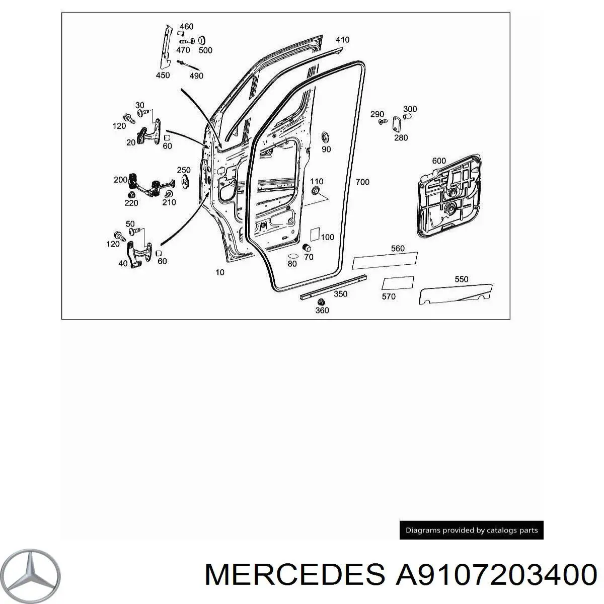 A9107203400 Mercedes 