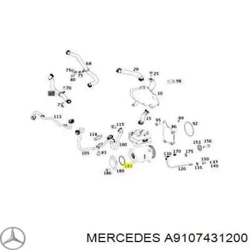 Купить A9107431200 Mercedes 