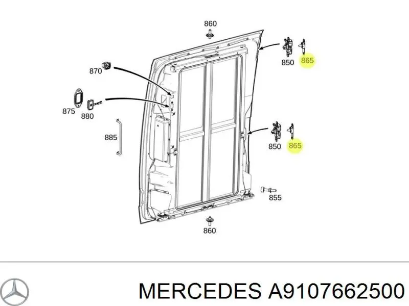  A9107662500 Mercedes