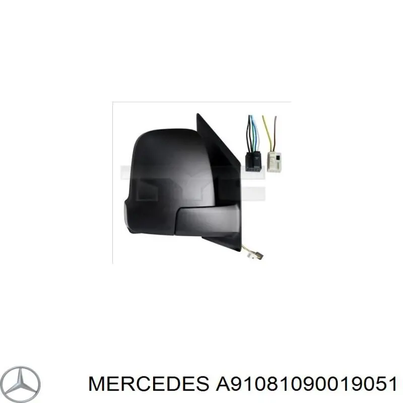 Зеркало заднего вида правое Mercedes A91081090019051