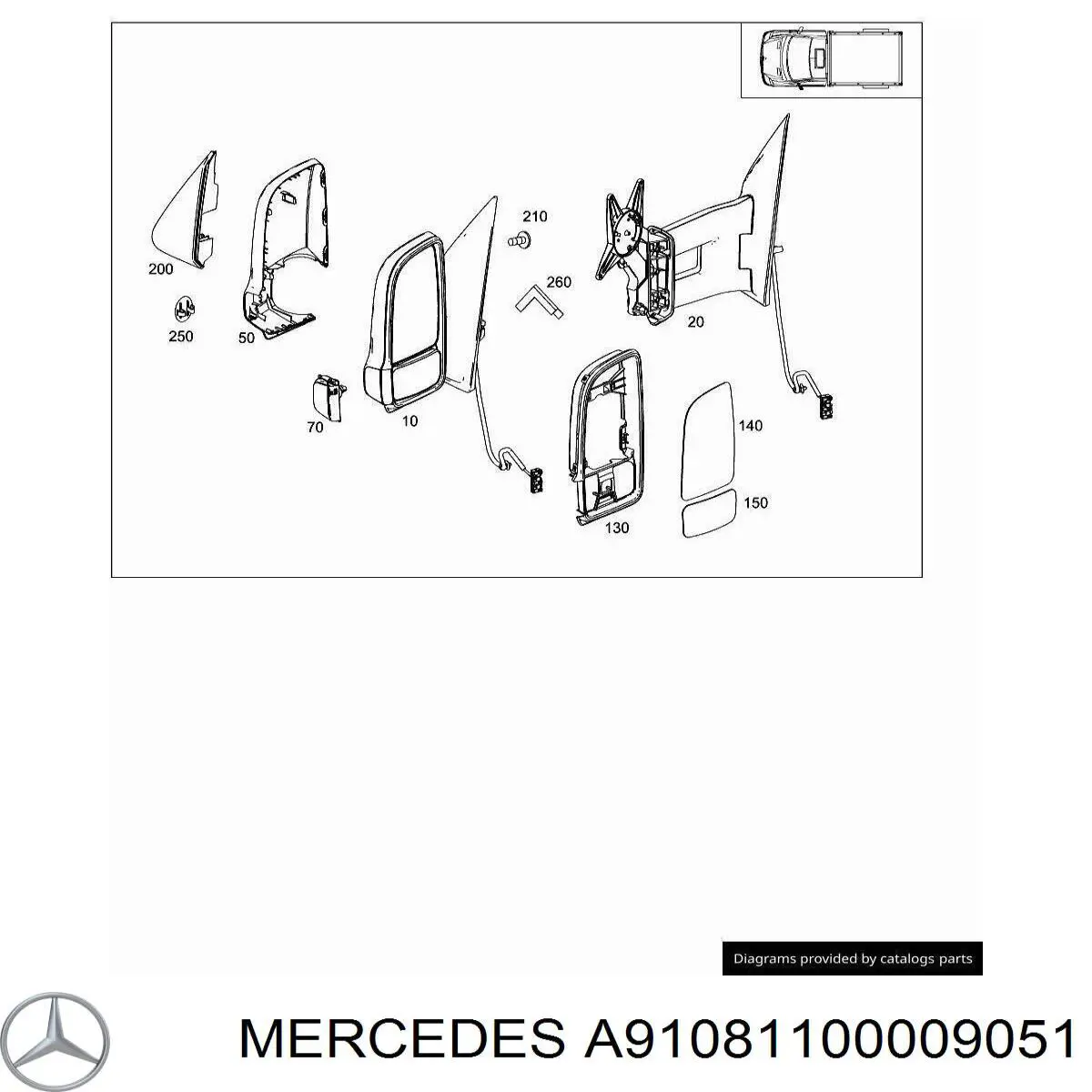 A91081100009051 Mercedes 