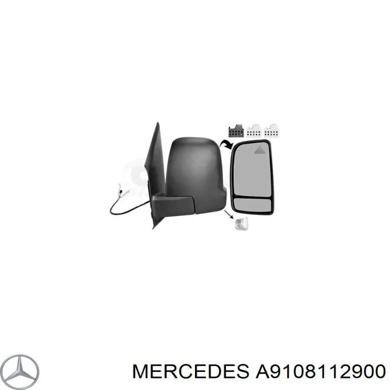 A9108112900 Mercedes зеркальный элемент левый