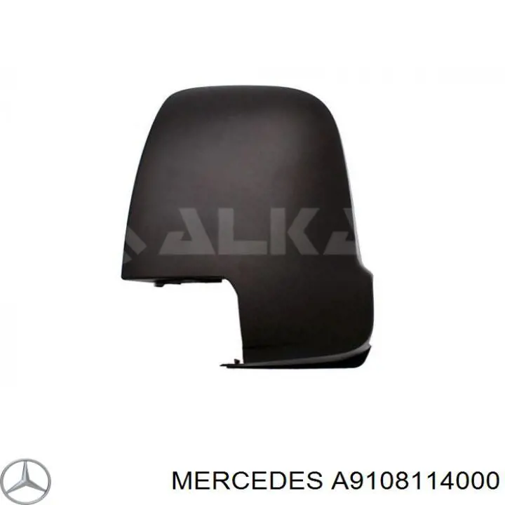 Купить A9108114000 Mercedes Накладка/крышка зеркала заднего вида, правая