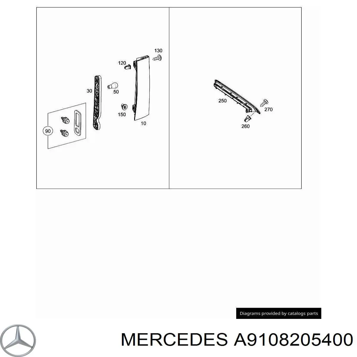 A9108205400 Mercedes 