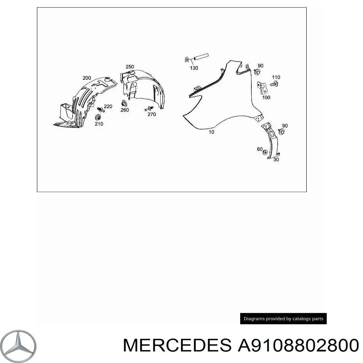  A9108802800 Mercedes