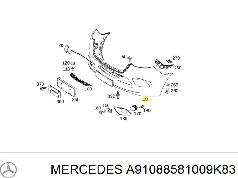  91088581009K83 Mercedes