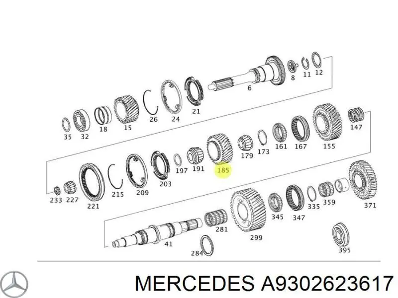 A9302623617 Mercedes 