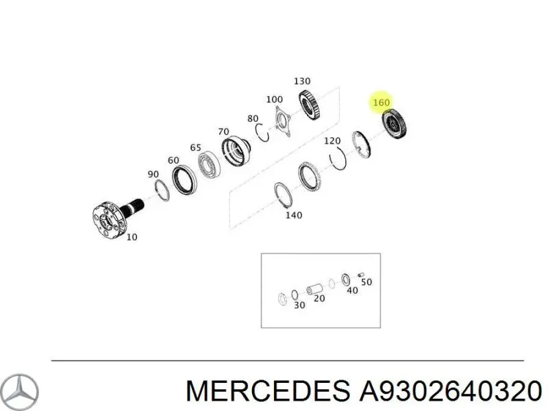  A9302640320 Mercedes