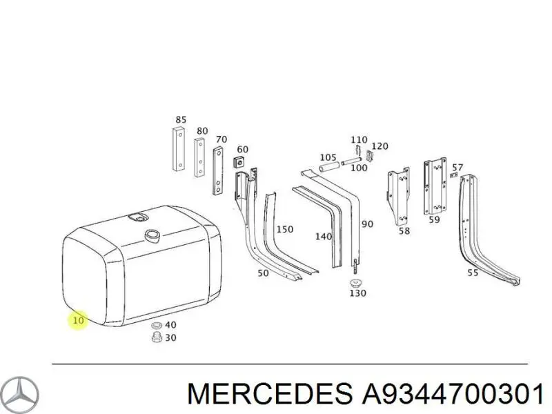 A9344700301 Mercedes 