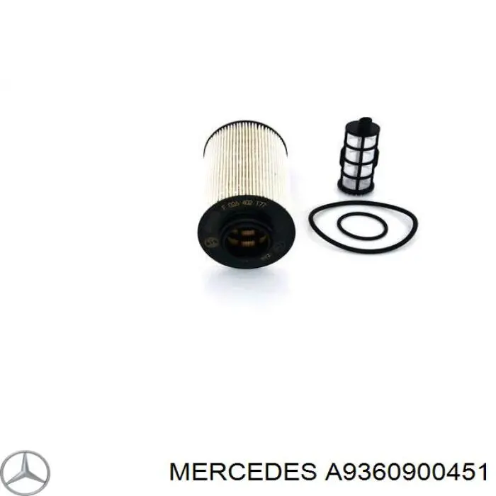 9360900451 Mercedes filtro de combustível