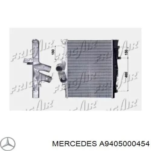 Радиатор охлаждения кондиционера Mercedes A9405000454