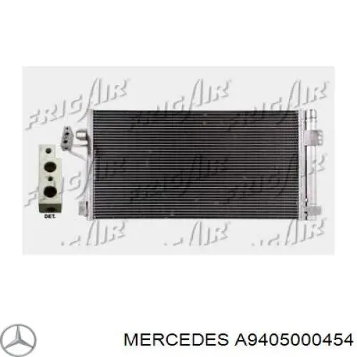 Купить A9405000454 Mercedes Радиатор системы охлаждения кондиционера