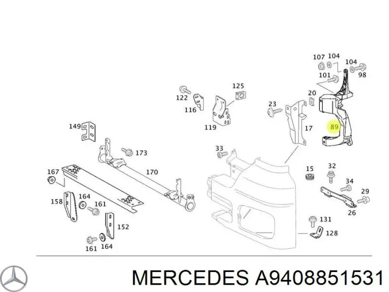  A9408851531 Mercedes