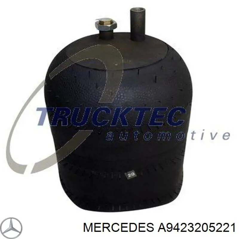 A9423205221 Mercedes Пневмоподушка моста
