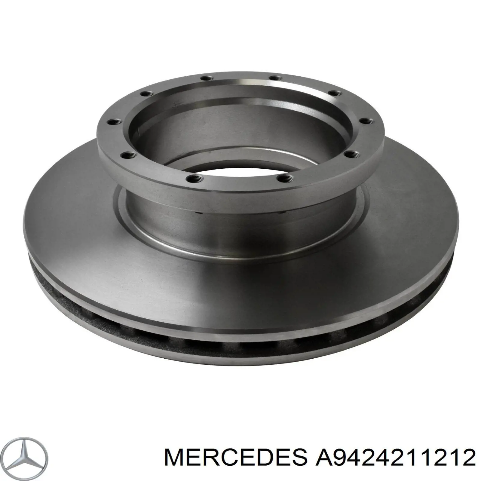 A9424211212 Mercedes диск тормозной передний