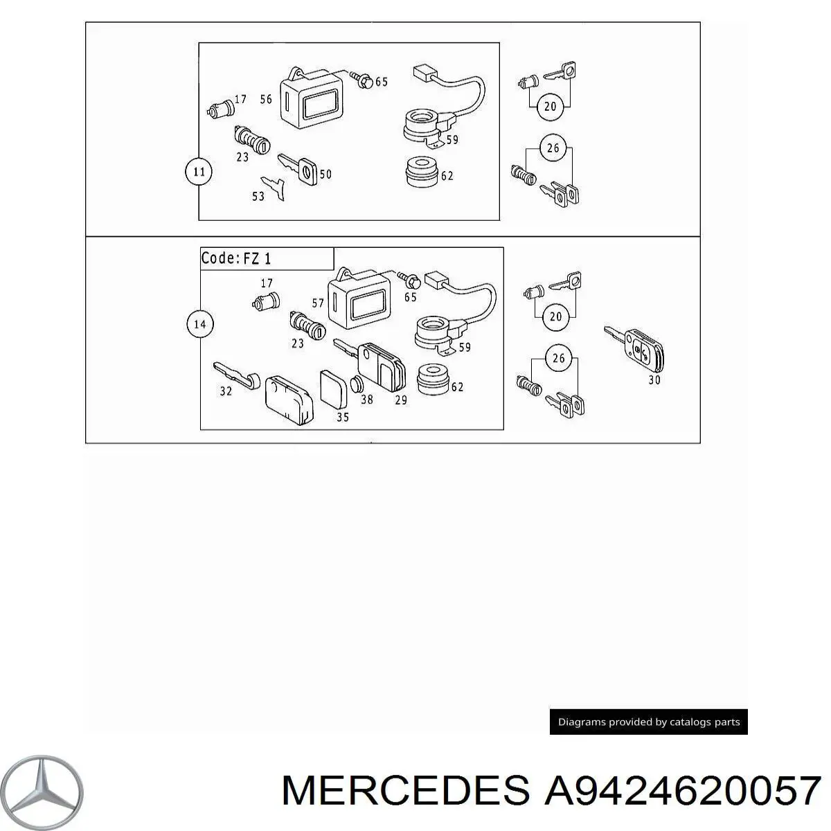 A9424620057 Mercedes 