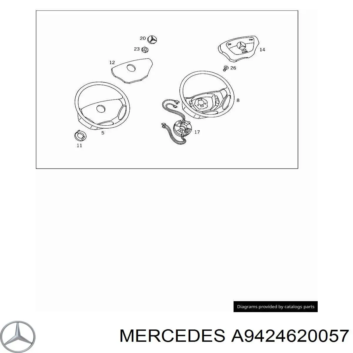 Купить A9424620057 Mercedes 