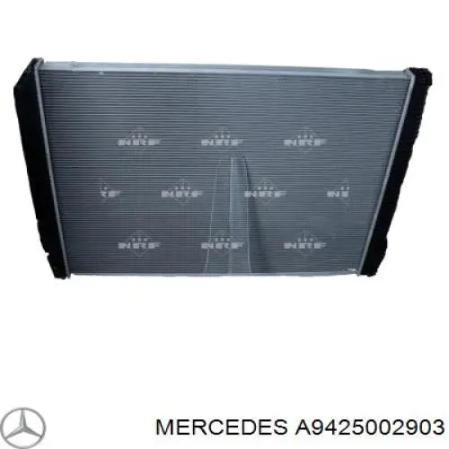 Купить A9425002903 Mercedes Радиатор водяной