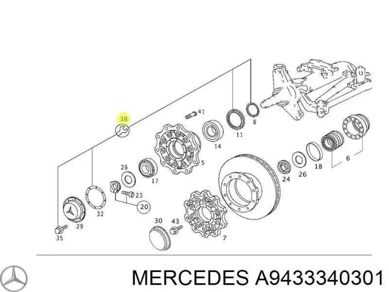 A9433340301 Mercedes