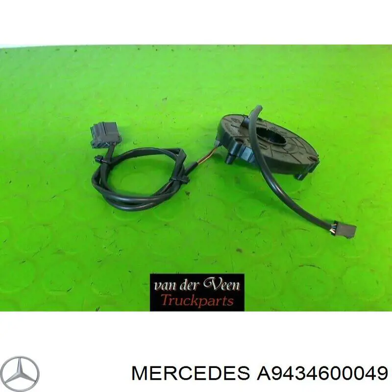 A9434600049 Mercedes anel airbag de contato, cabo plano do volante