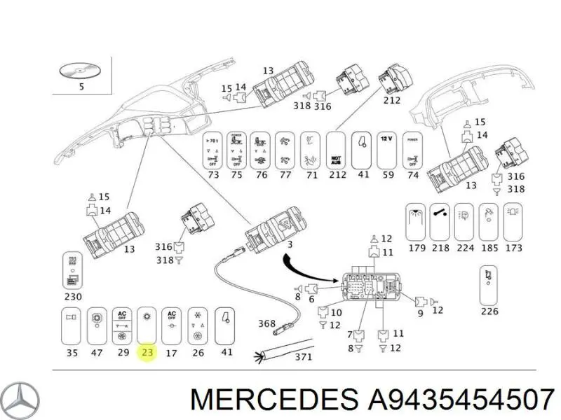 9435454507 Mercedes 