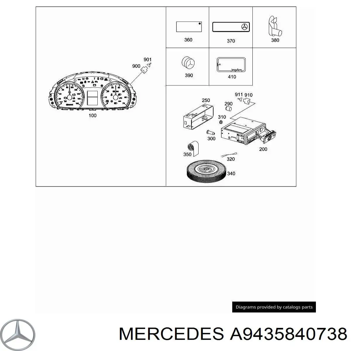 A9435840738 Mercedes 