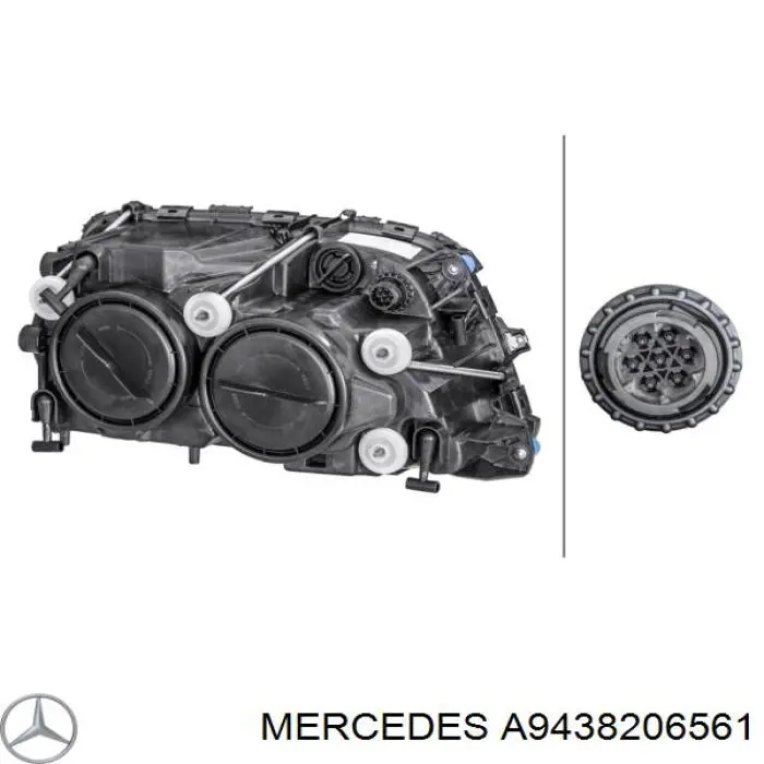 A9438206561 Mercedes Фара