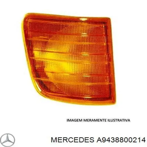 A9438800214 Mercedes Крепление фары передней, левой