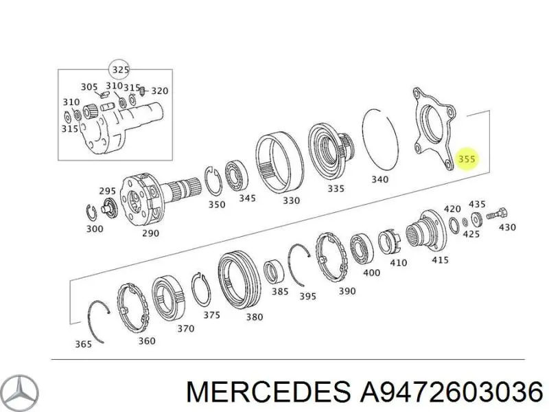 9472603036 Mercedes 