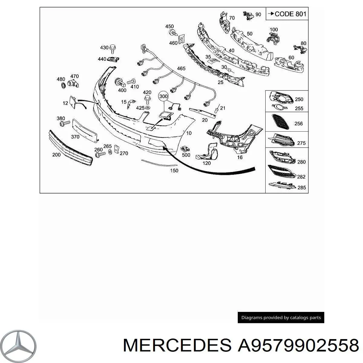  Mercedes 9579902558 цена, от 1.66 USD