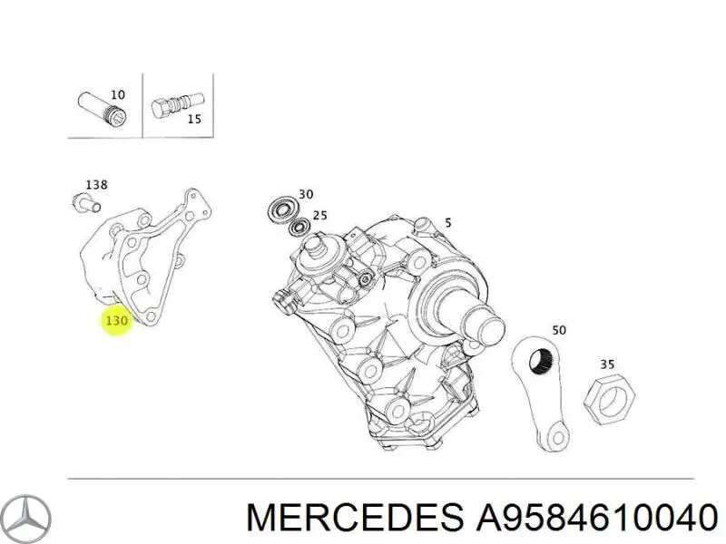  A9584610040 Mercedes