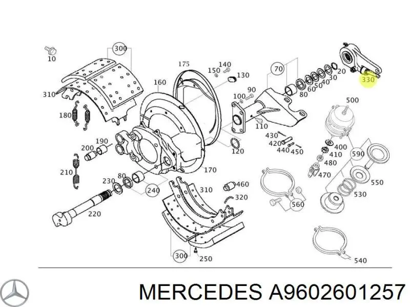 Купить A9602601257 Mercedes 