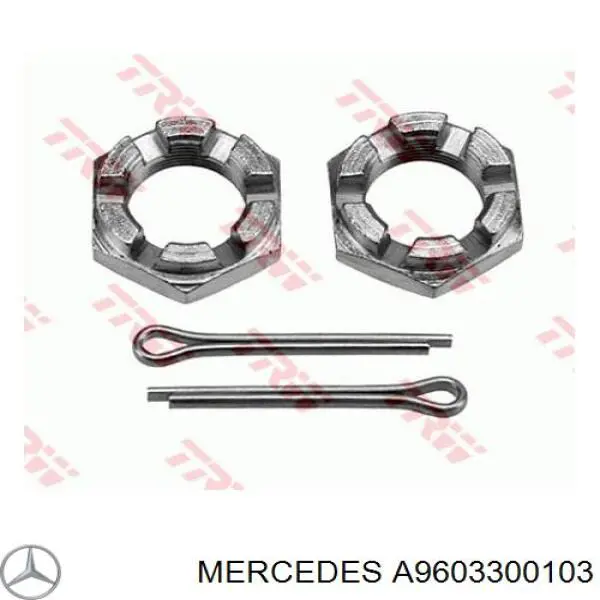 A9603300103 Mercedes barra transversal de suspensão dianteira