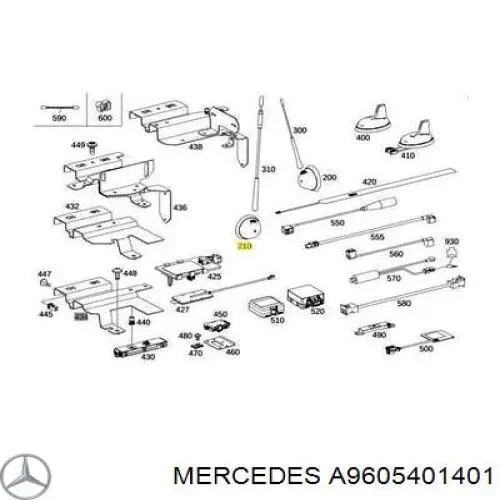  Mercedes A9605401401 цена, от 218.25 USD