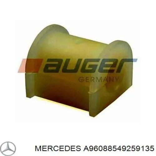 A96088549259135 Mercedes Бампер передний клык левый