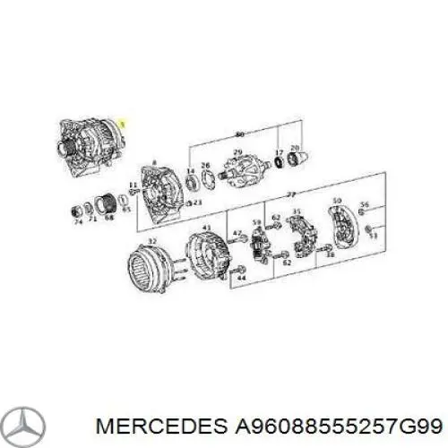 A96088555257G99 Mercedes 