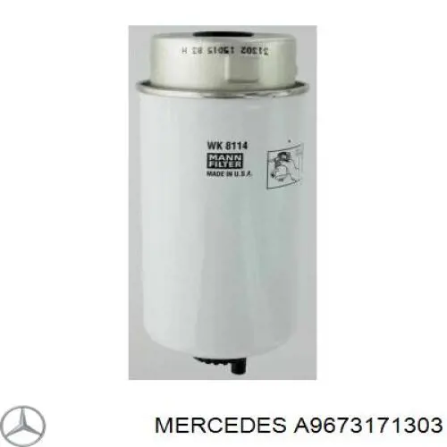 Амортизатор кабины A9673171303 Mercedes