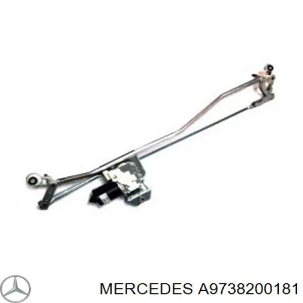 A973820018164 Mercedes трапеция стеклоочистителя