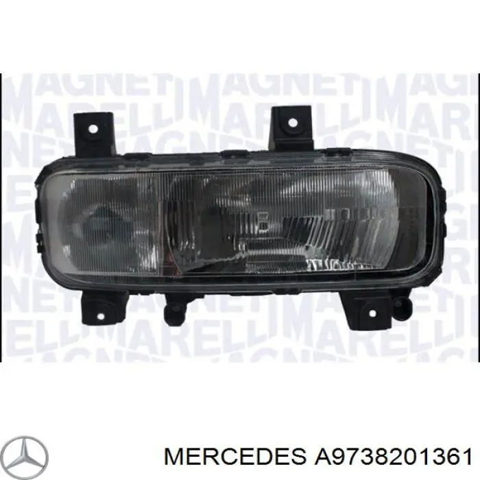 A973820136164 Mercedes luz esquerda