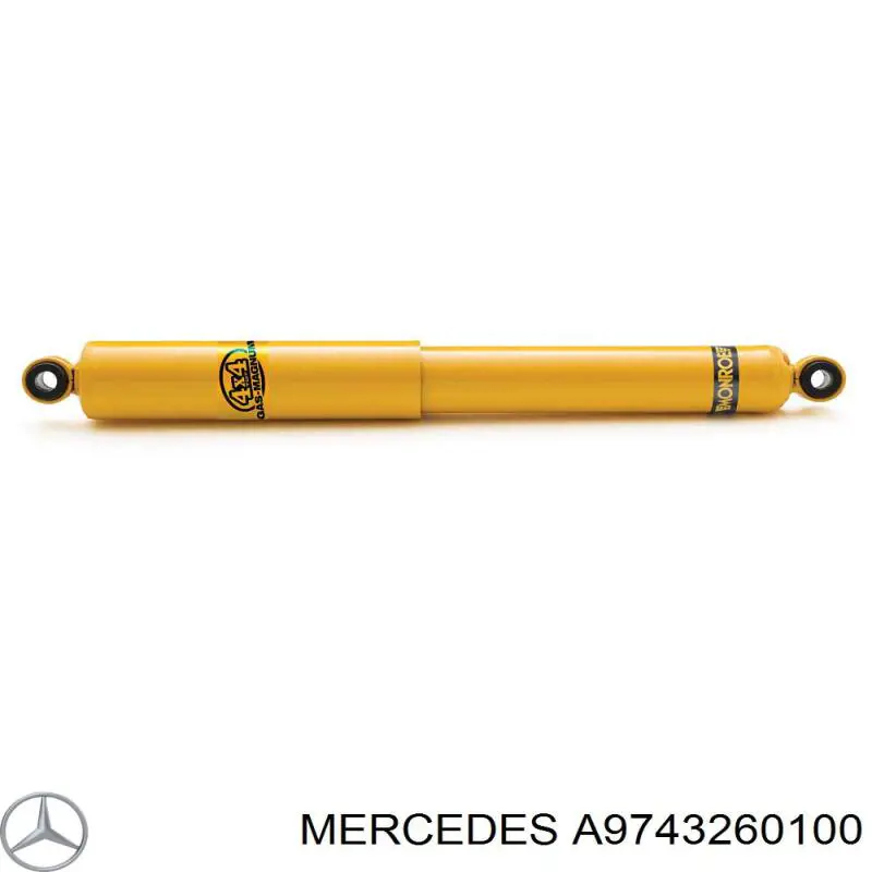 A9743260100 Mercedes Амортизаторы задние