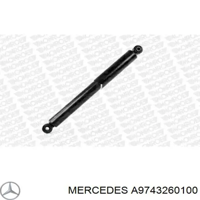 Стойка амортизатора задняя Mercedes A9743260100 цена, от 129.46 USD