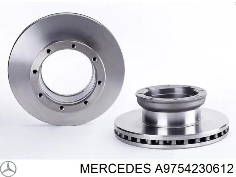 A9754230612 Mercedes диск тормозной задний