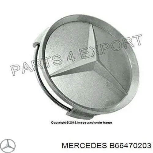 B66470203 Mercedes Колпаки на диски