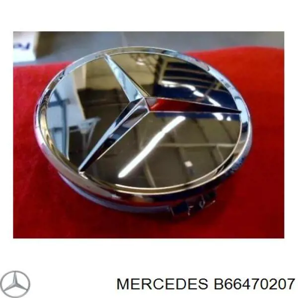 B66470207 Mercedes coberta de disco de roda