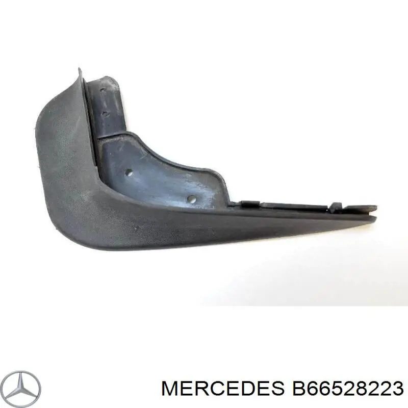 B66528223 Mercedes брызговики передние, комплект