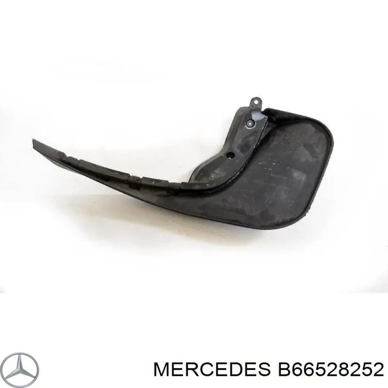 B66528252 Mercedes брызговики задние, комплект