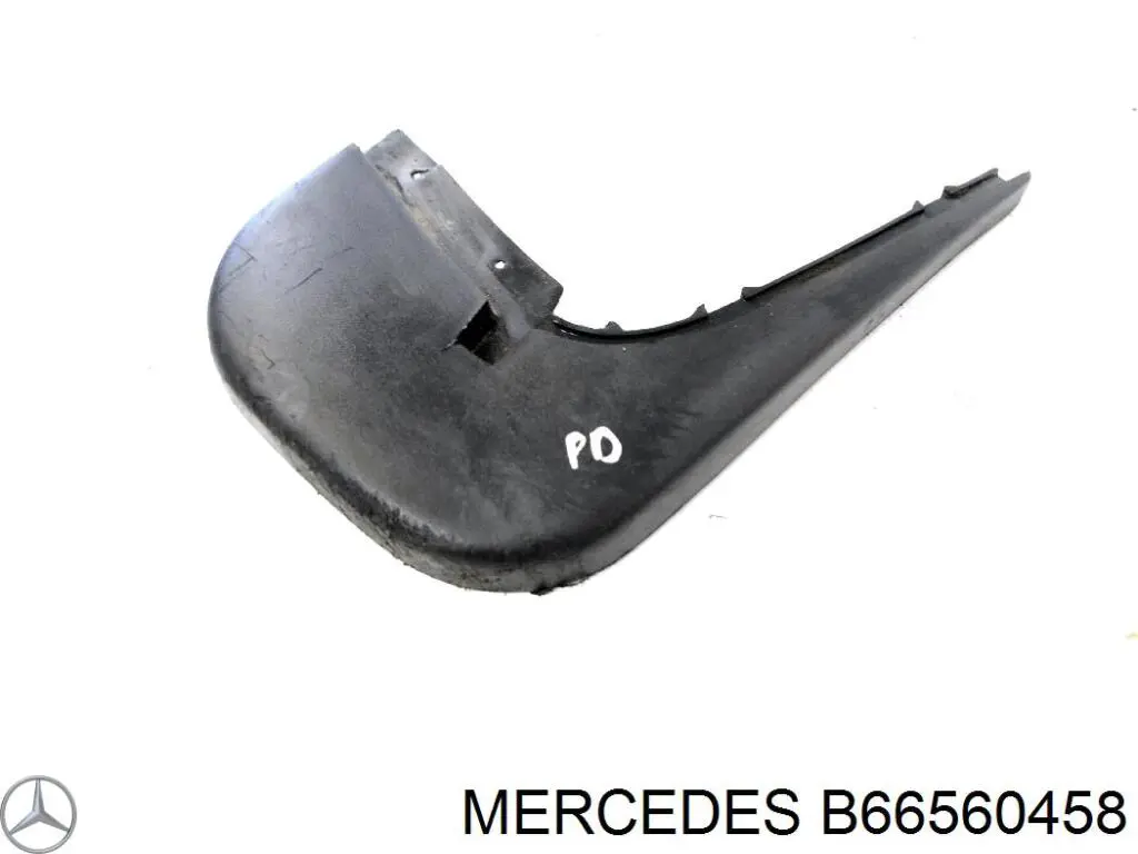 B66560458 Mercedes брызговики передние, комплект