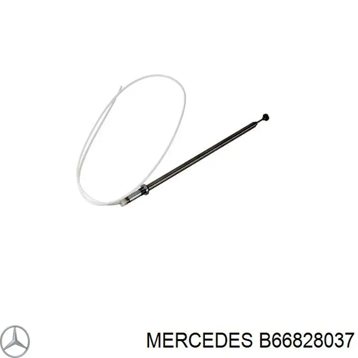 Шток антенны на Mercedes S (C140)